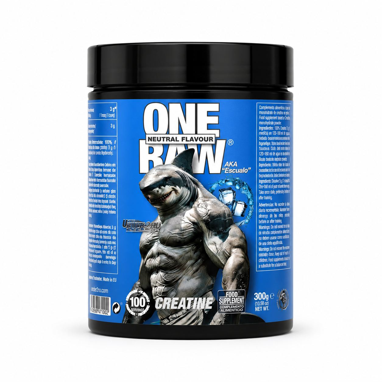 OneRaw Monohydrate creatine ( 100 serve - 300g )
