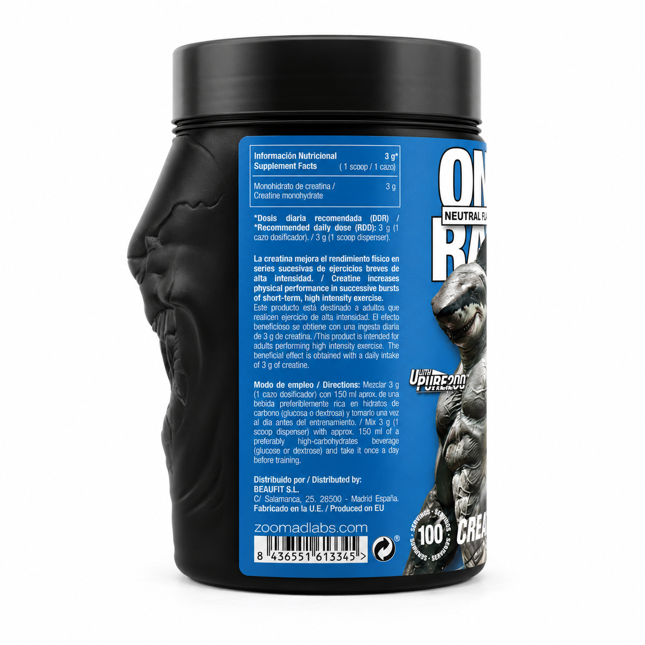 OneRaw Monohydrate creatine ( 100 serve - 300g )