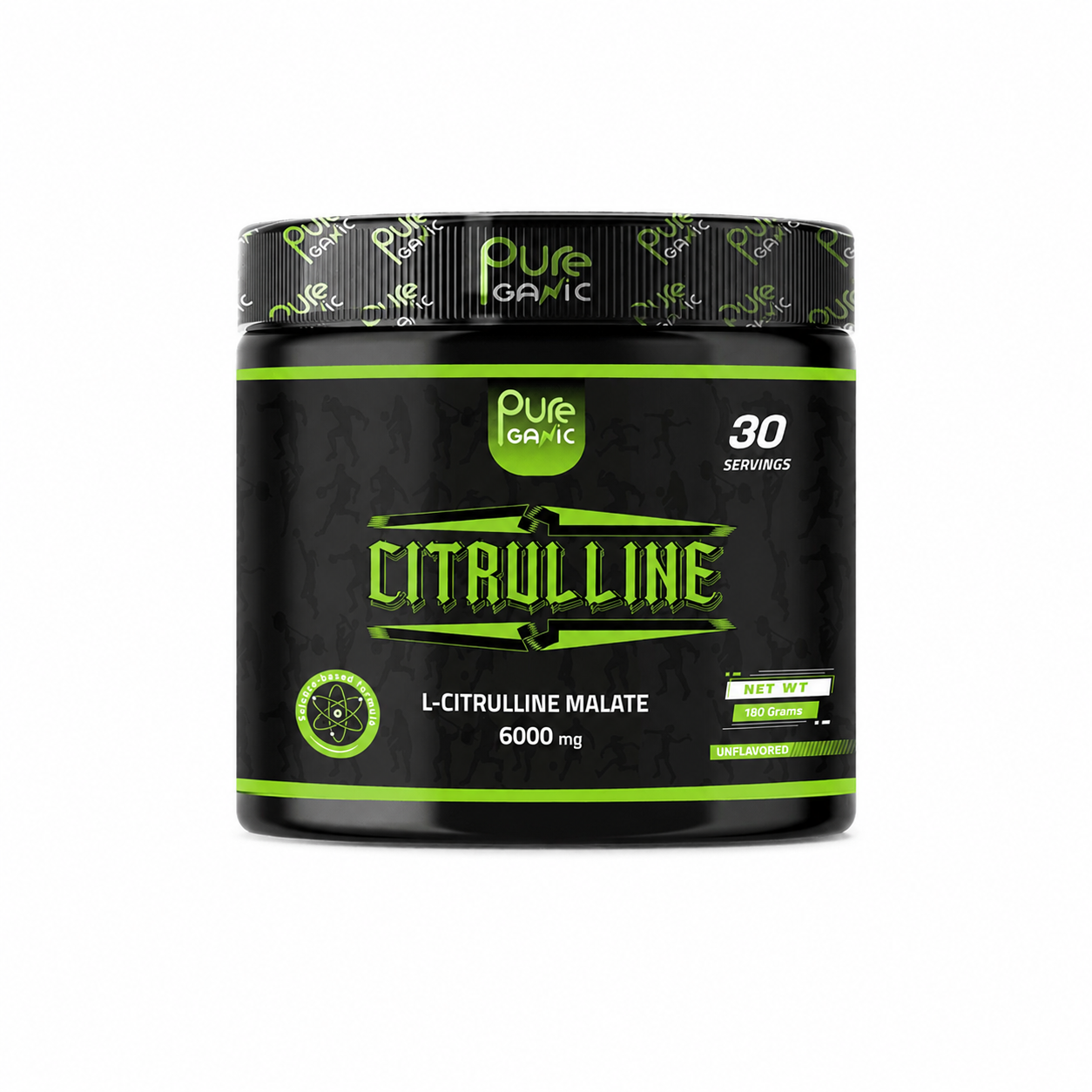 Pure Ganic Citrulline Malate 6000 mg | 30 Servings